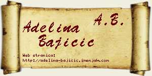 Adelina Bajičić vizit kartica